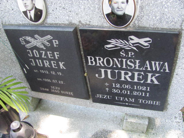 Bronisława Jurek 1921 Przecław - Grobonet - Wyszukiwarka osób pochowanych