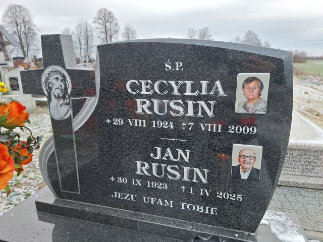Grób Jan Rusin