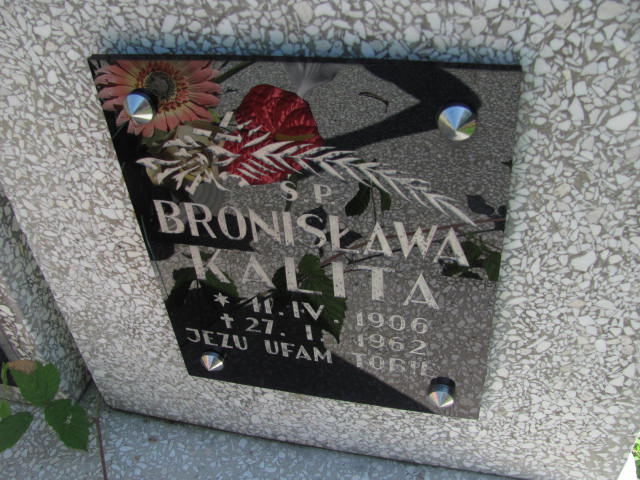 Bronisława Kalita 1906 Przecław - Grobonet - Wyszukiwarka osób pochowanych