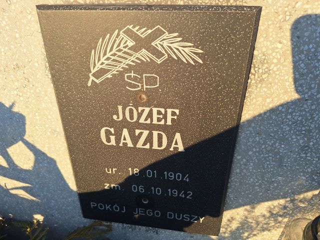 Józef Gazda 1904 Przecław - Grobonet - Wyszukiwarka osób pochowanych