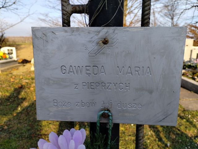 Maria Gawęda 1871 Przecław - Grobonet - Wyszukiwarka osób pochowanych