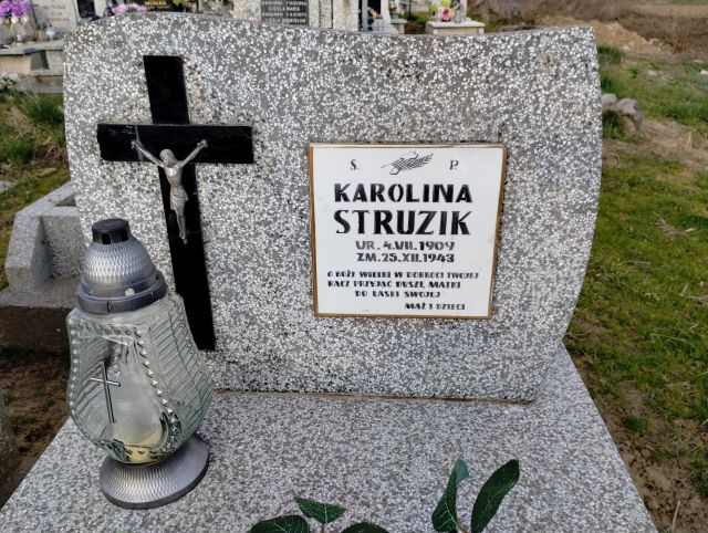 Karolina Struzik 1909 Przecław - Grobonet - Wyszukiwarka osób pochowanych