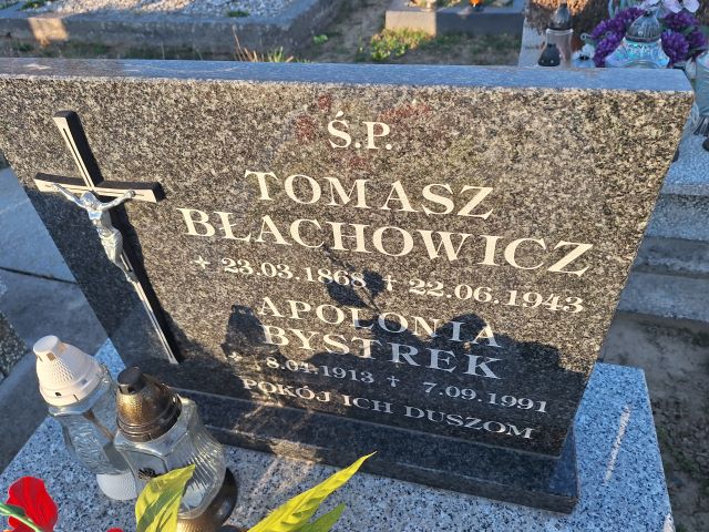 Tomasz Błachowicz 1868 Przecław - Grobonet - Wyszukiwarka osób pochowanych