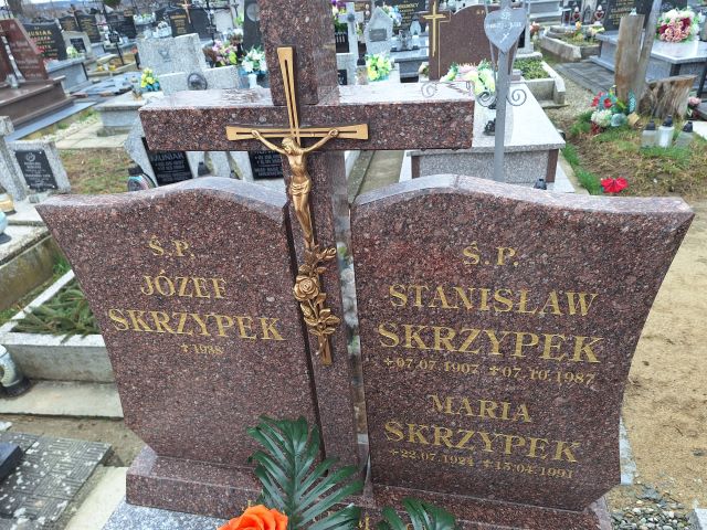 Grób Stanisław Skrzypek