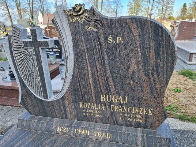 Rozalia Bugaj 1885 Przecław - Grobonet - Wyszukiwarka osób pochowanych