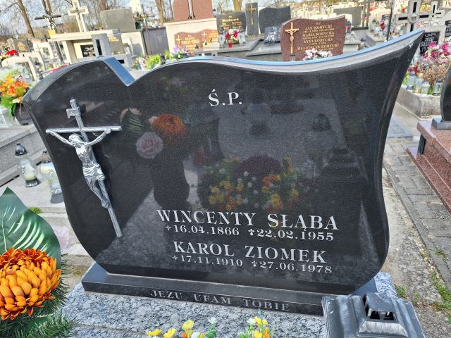 Wincenty Słąba 1866 Przecław - Grobonet - Wyszukiwarka osób pochowanych