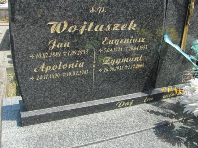 Eugeniusz Wojtaszek 1923 Przecław - Grobonet - Wyszukiwarka osób pochowanych