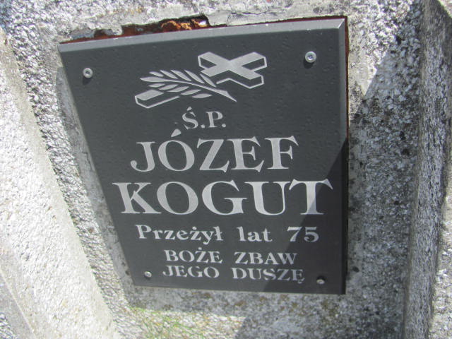 Józef Kogut 1882 Przecław - Grobonet - Wyszukiwarka osób pochowanych