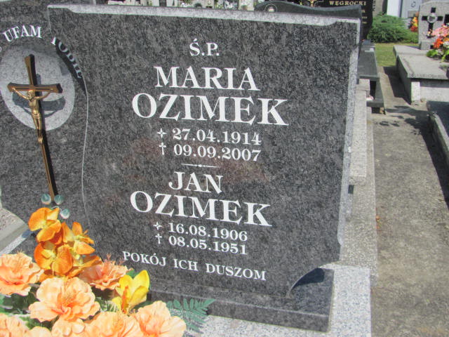 Jan Ozimek 1906 Przecław - Grobonet - Wyszukiwarka osób pochowanych