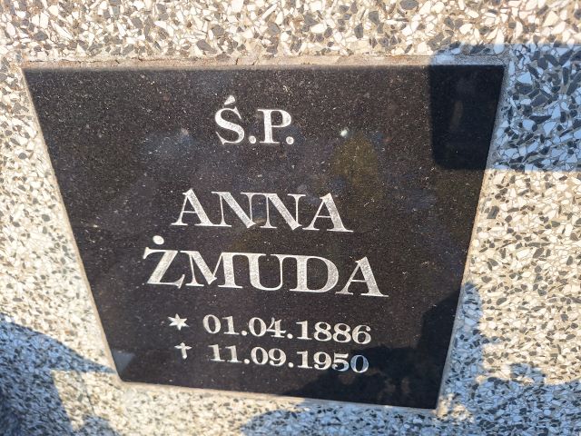 Anna Żmuda 1886 Przecław - Grobonet - Wyszukiwarka osób pochowanych