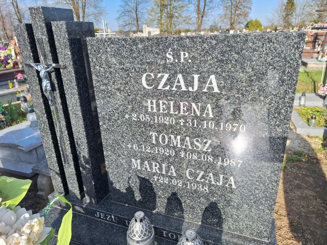 Tomasz Czaja 1920 Przecław - Grobonet - Wyszukiwarka osób pochowanych