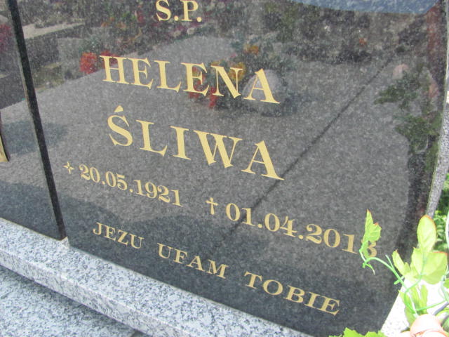 Helena Śliwa 1921 Przecław - Grobonet - Wyszukiwarka osób pochowanych