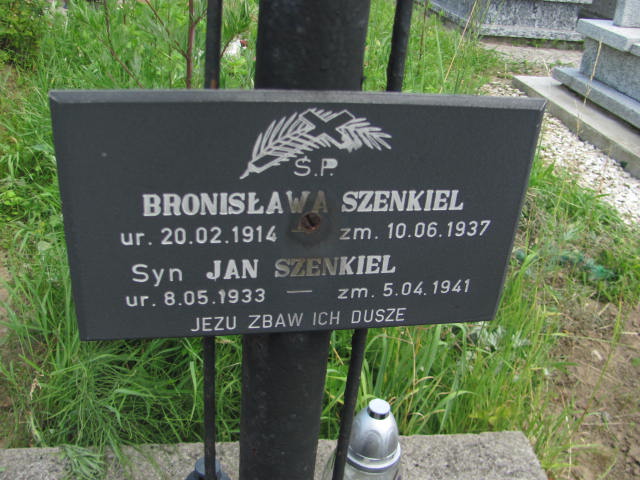 Jan Szenkiel 1933 Przecław - Grobonet - Wyszukiwarka osób pochowanych