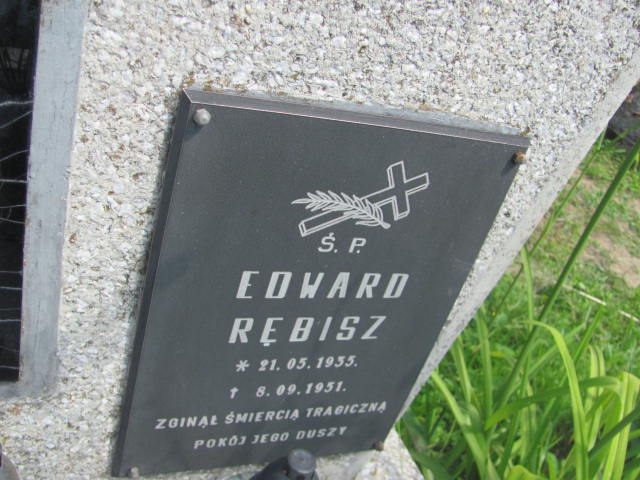 Edward Rębisz 1935 Przecław - Grobonet - Wyszukiwarka osób pochowanych