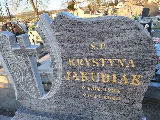 Krystyna Jakubiak 1934 Przecław - Grobonet - Wyszukiwarka osób pochowanych