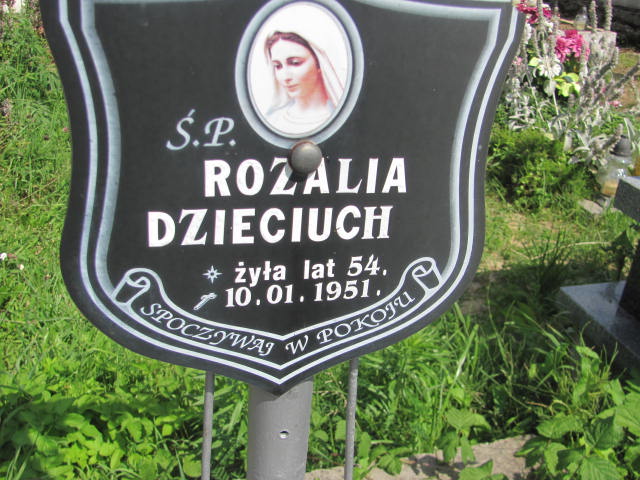 Rozalia Dzieciuch 1897 Przecław - Grobonet - Wyszukiwarka osób pochowanych