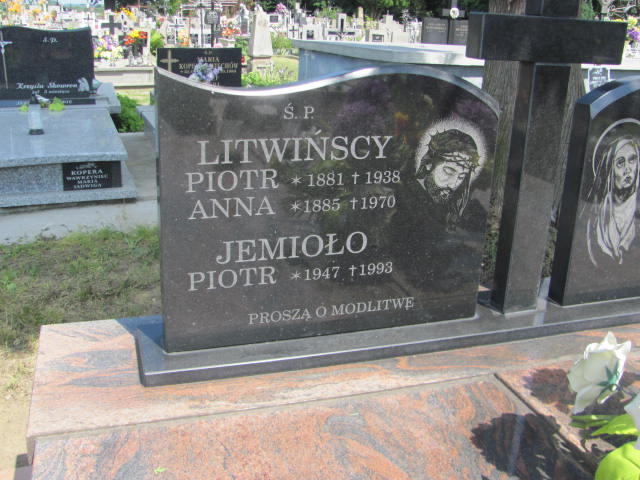 Anna Litwińska 1885 Przecław - Grobonet - Wyszukiwarka osób pochowanych