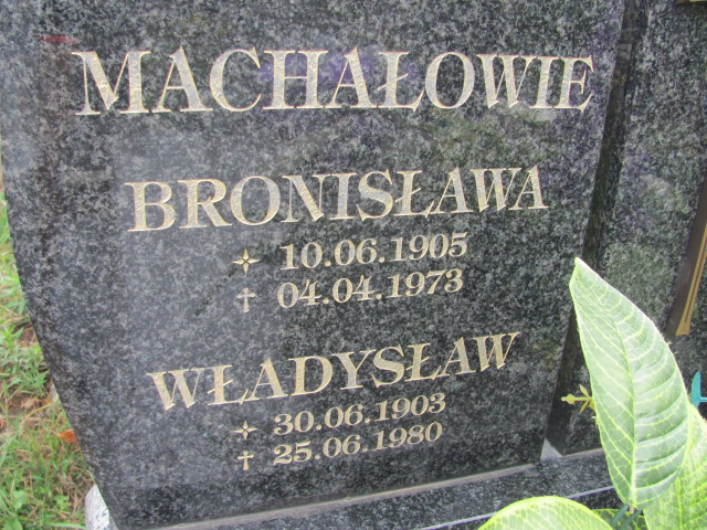 Bronisława Machała 1905 Przecław - Grobonet - Wyszukiwarka osób pochowanych