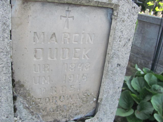 Marcin Dudek 1847 Przecław - Grobonet - Wyszukiwarka osób pochowanych