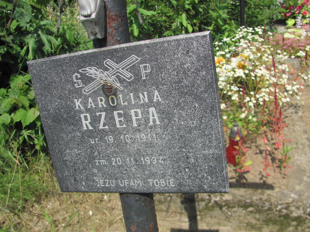 Karolina Rzepa 1911 Przecław - Grobonet - Wyszukiwarka osób pochowanych