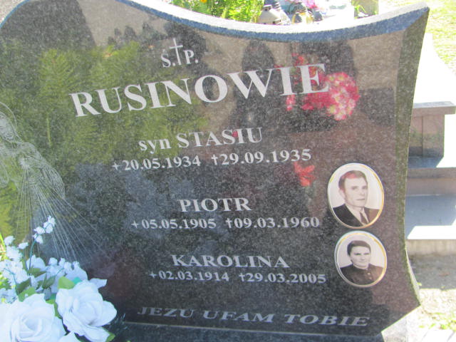 Stanisław Rusin 1934 Przecław - Grobonet - Wyszukiwarka osób pochowanych