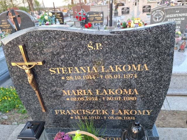 Maria Łakoma 1912 Przecław - Grobonet - Wyszukiwarka osób pochowanych