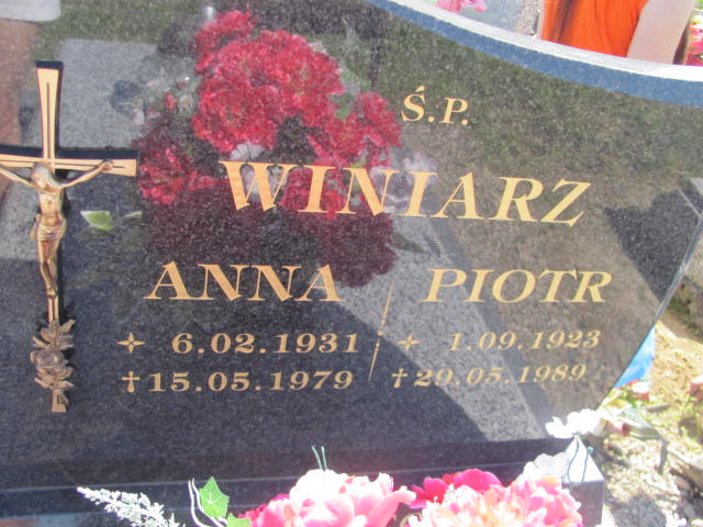 Piotr Ludwik Winiarz 1923 Przecław - Grobonet - Wyszukiwarka osób pochowanych