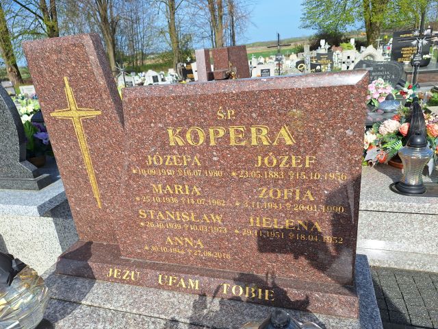 Maria Kopera 1936 Przecław - Grobonet - Wyszukiwarka osób pochowanych