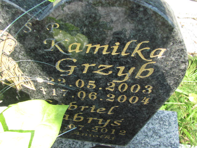 Kamila Grzyb 2003 Przecław - Grobonet - Wyszukiwarka osób pochowanych