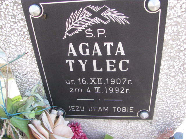 Agata Tylec 1907 Przecław - Grobonet - Wyszukiwarka osób pochowanych