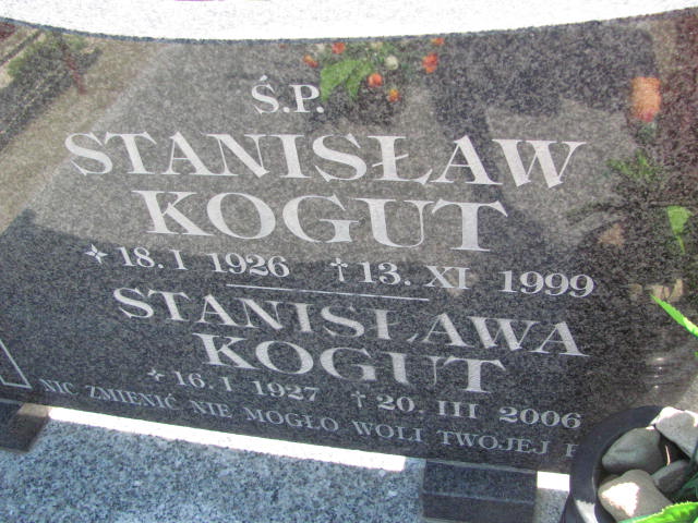 Stanisław Kogul 1926 Przecław - Grobonet - Wyszukiwarka osób pochowanych