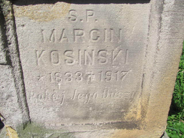 Marcin Kosiński 1832 Przecław - Grobonet - Wyszukiwarka osób pochowanych