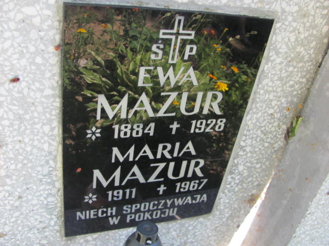 Ewa Mazur 1883 Przecław - Grobonet - Wyszukiwarka osób pochowanych