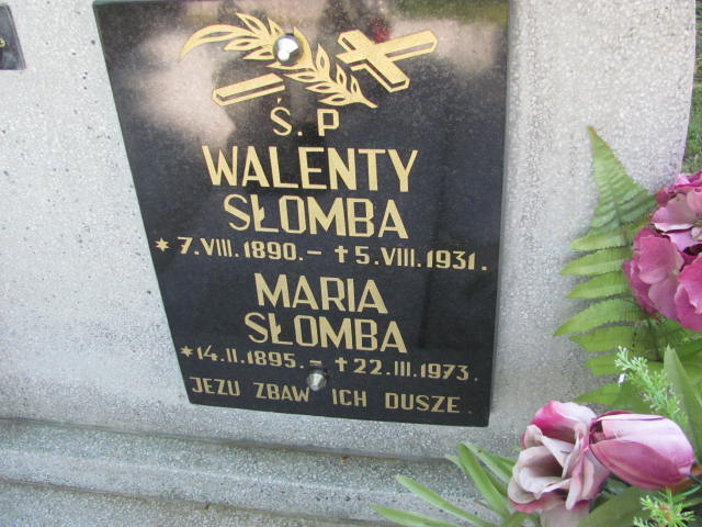 Walenty Słomba 1890 Przecław - Grobonet - Wyszukiwarka osób pochowanych